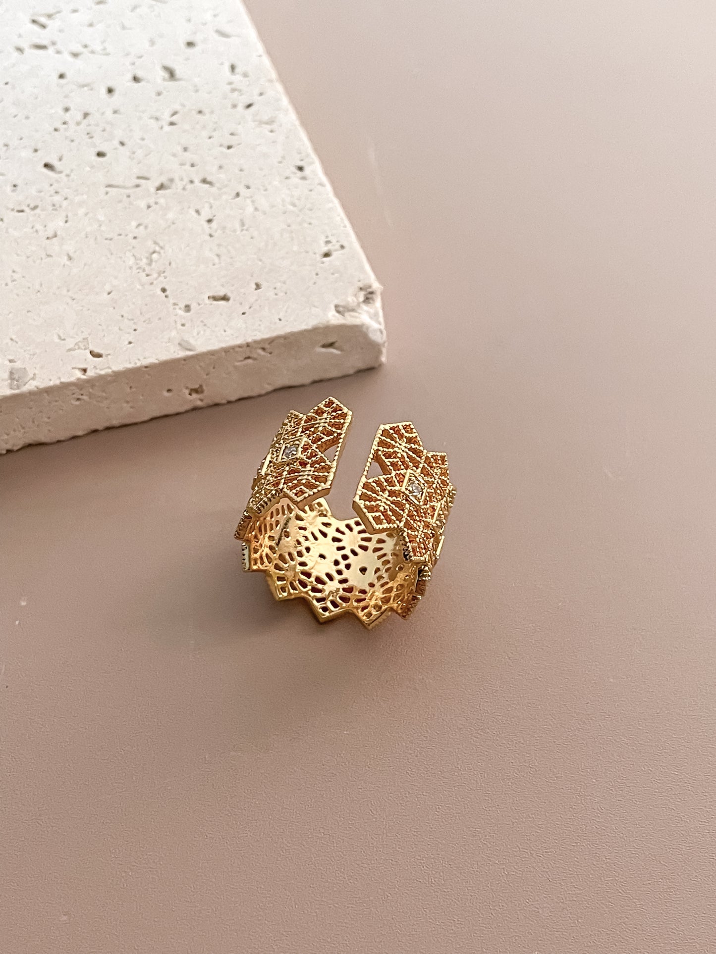 Gold Lace Ring