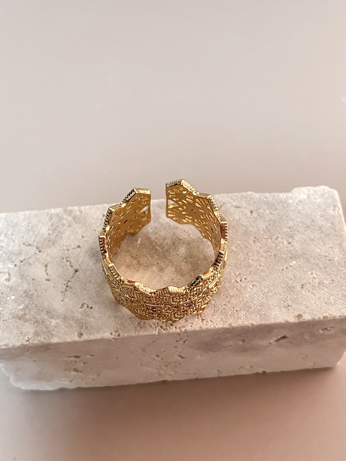 Gold Lace Ring