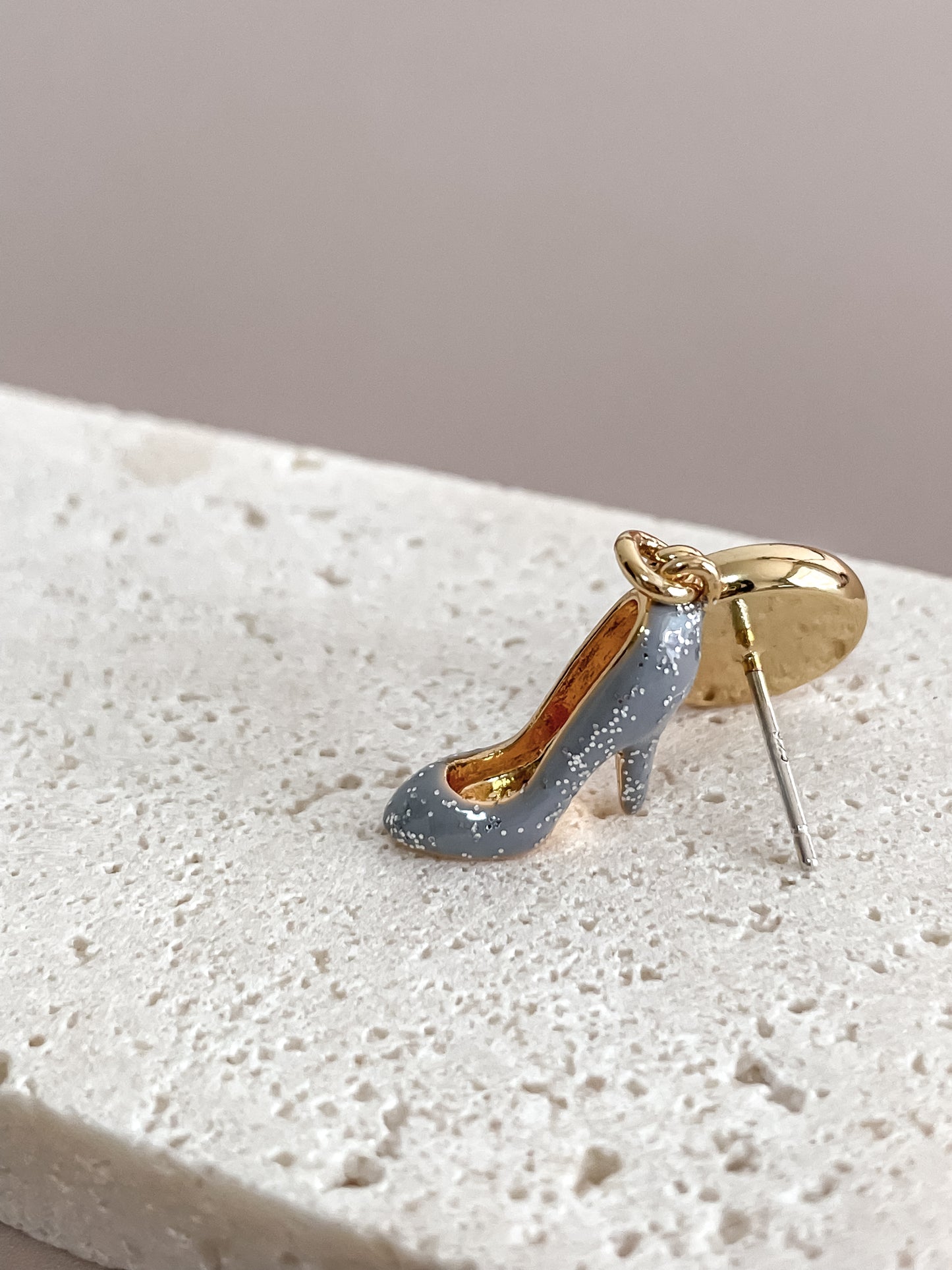 Pumpkin Crystal Shoes Earrings