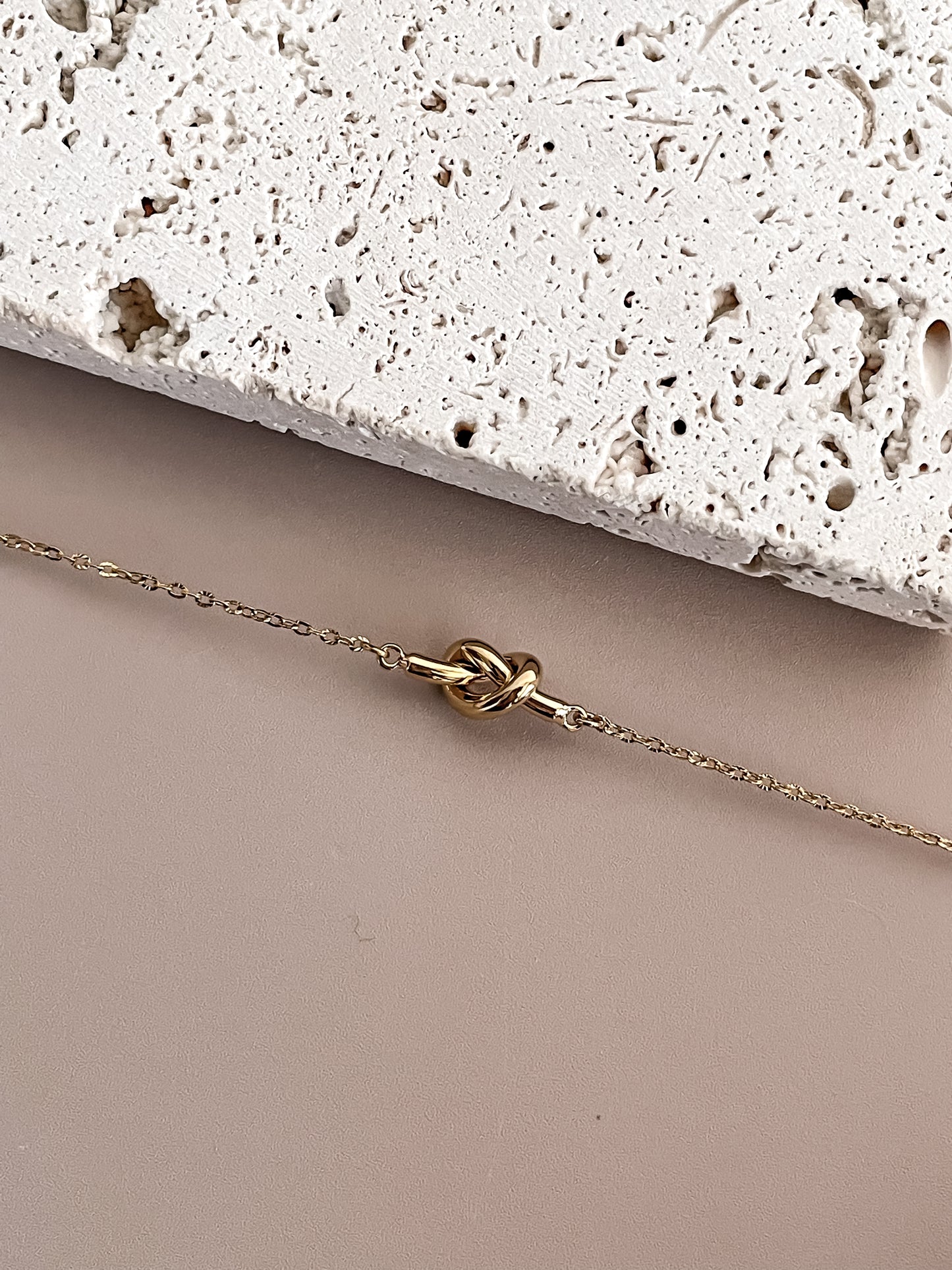 Gold Knot Necklace