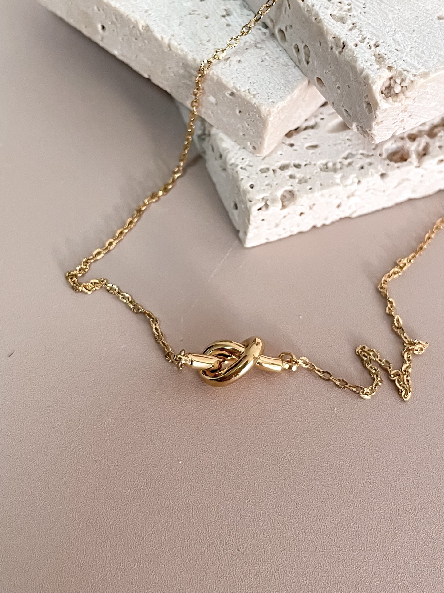 Gold Knot Necklace