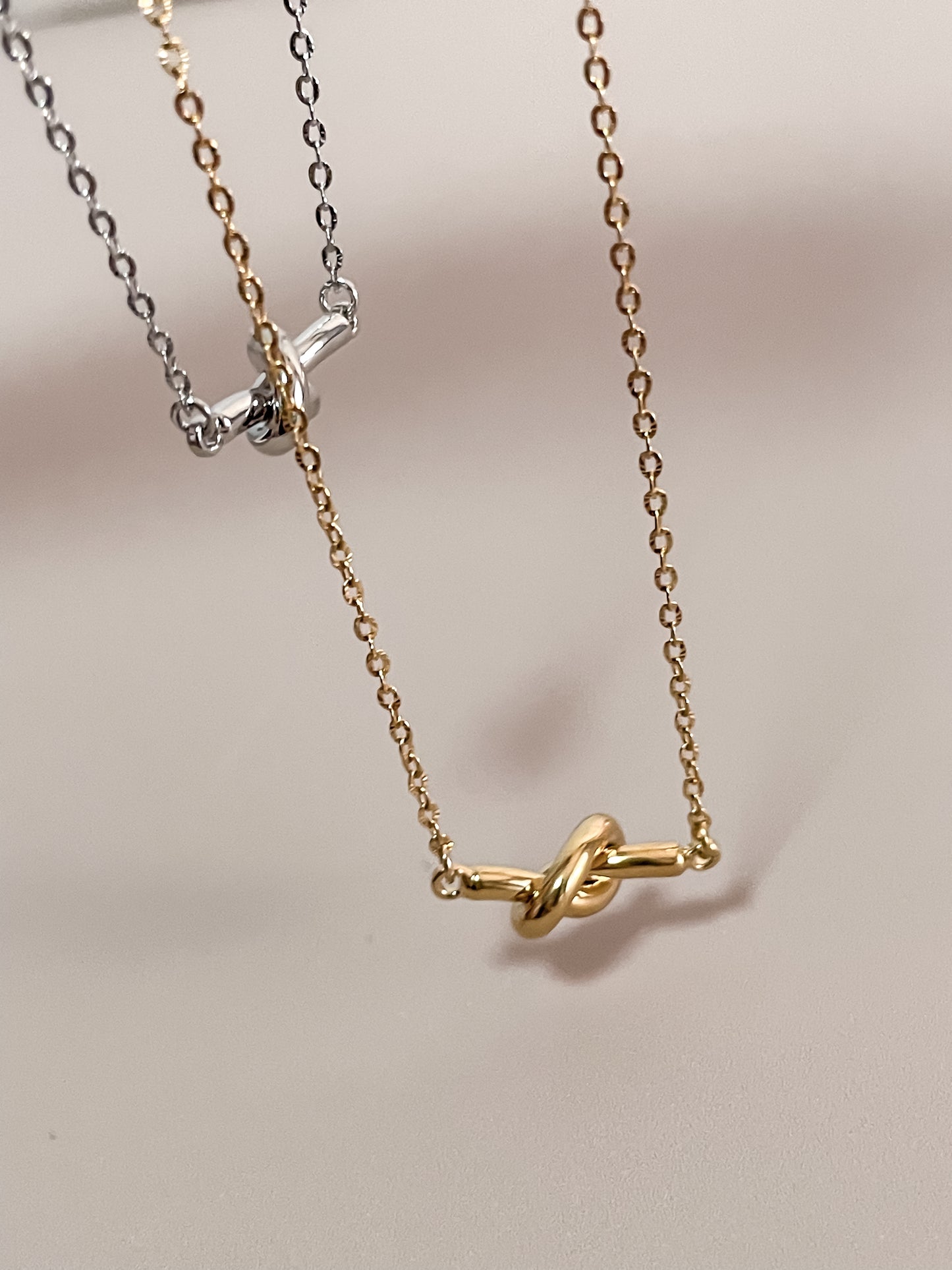 Gold Knot Necklace