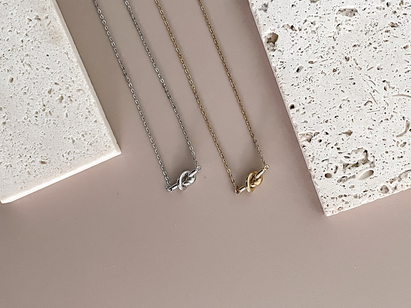 Gold Knot Necklace