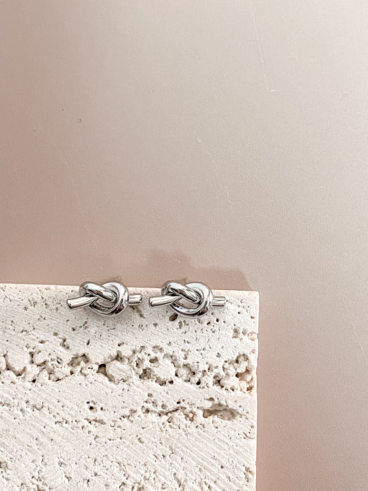 Twisted Rope Knoted Earrings