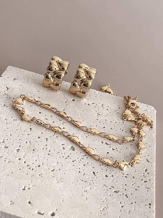 String of Heart Jewelry Set