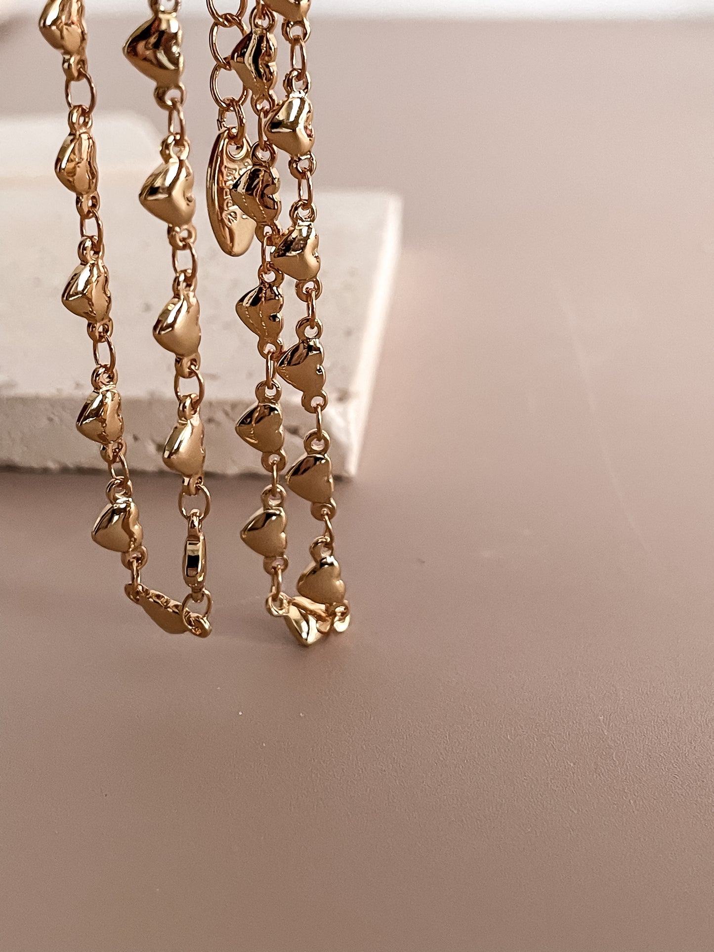 String of Heart Jewelry Set