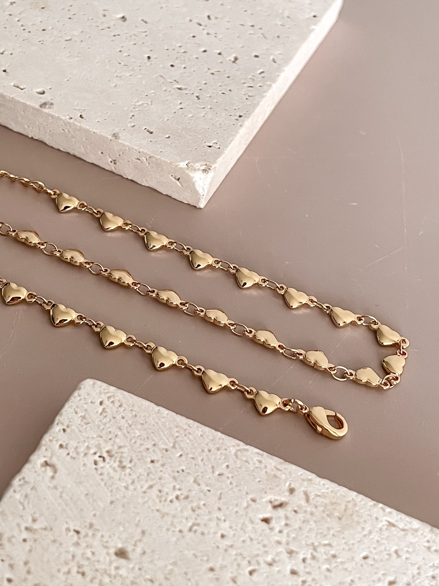 String of Heart Jewelry Set