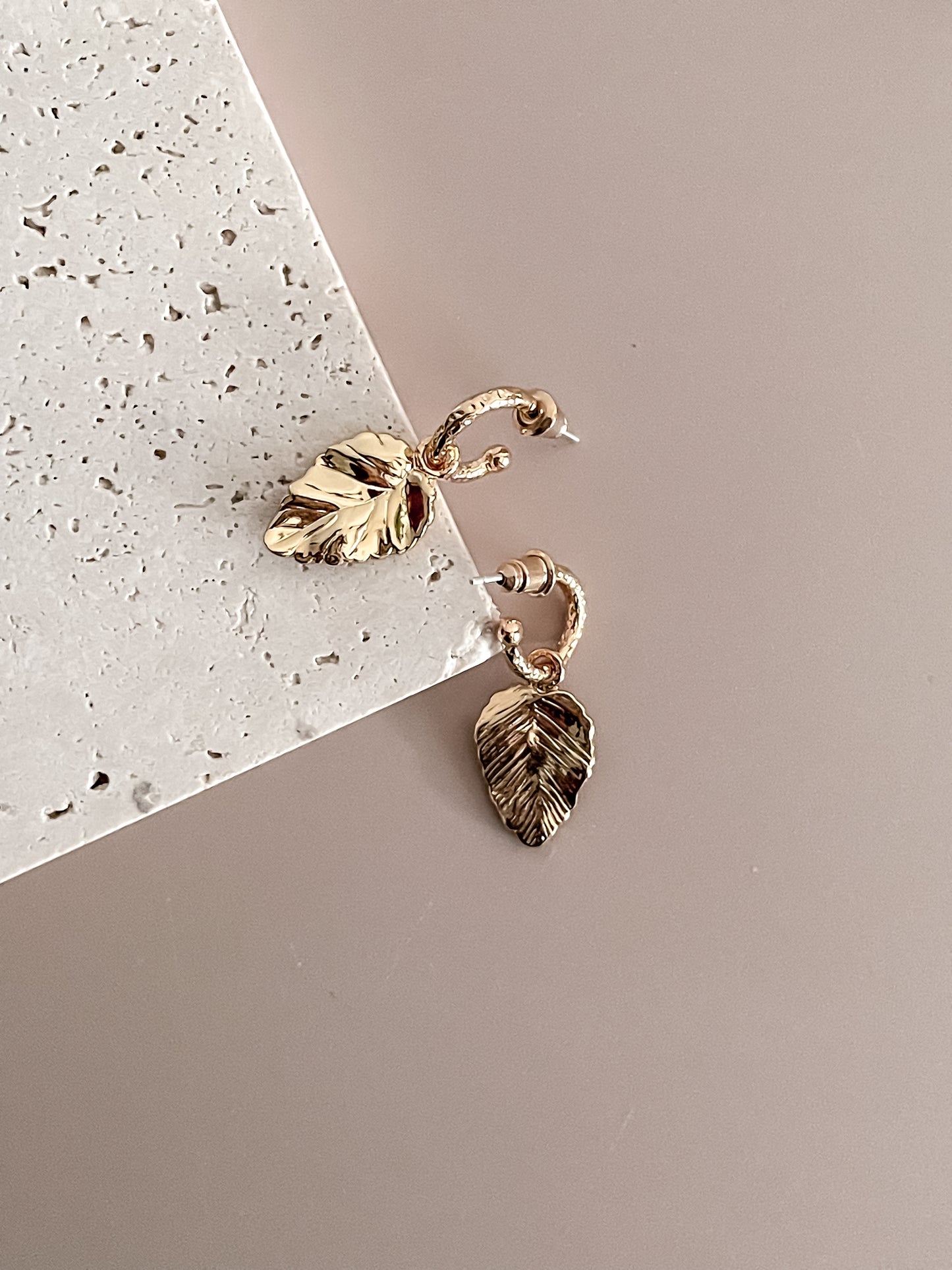 Basic Leaf Drop Earrings