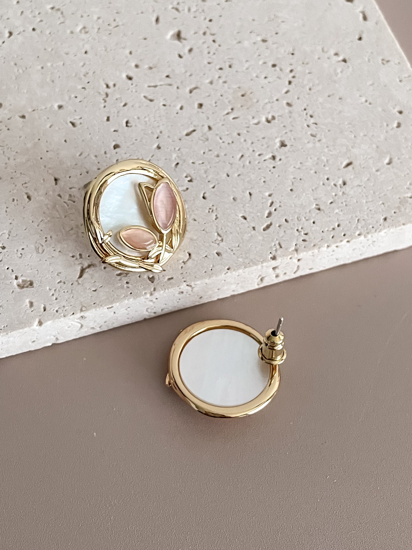 Tulip Flower Earrings