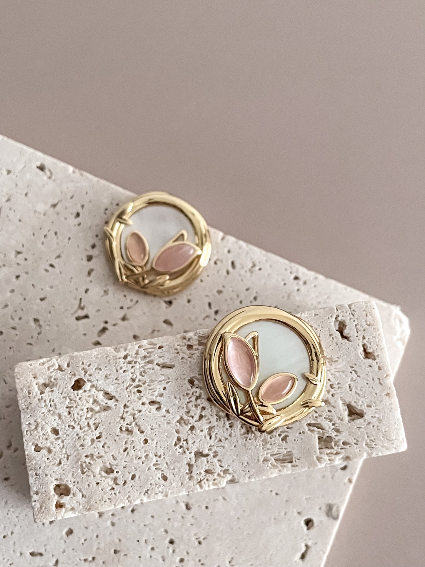 Tulip Flower Earrings