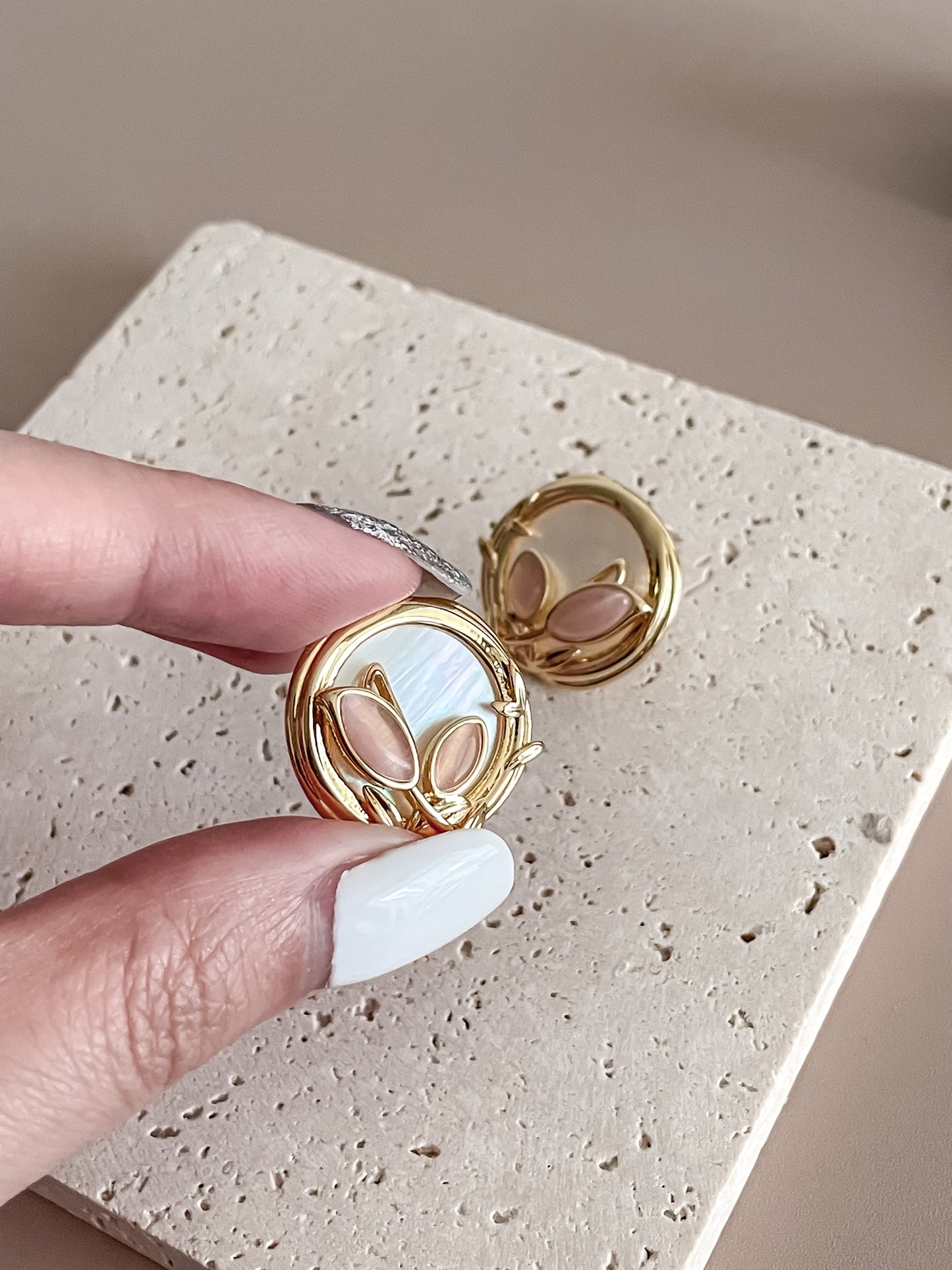 Tulip Flower Earrings