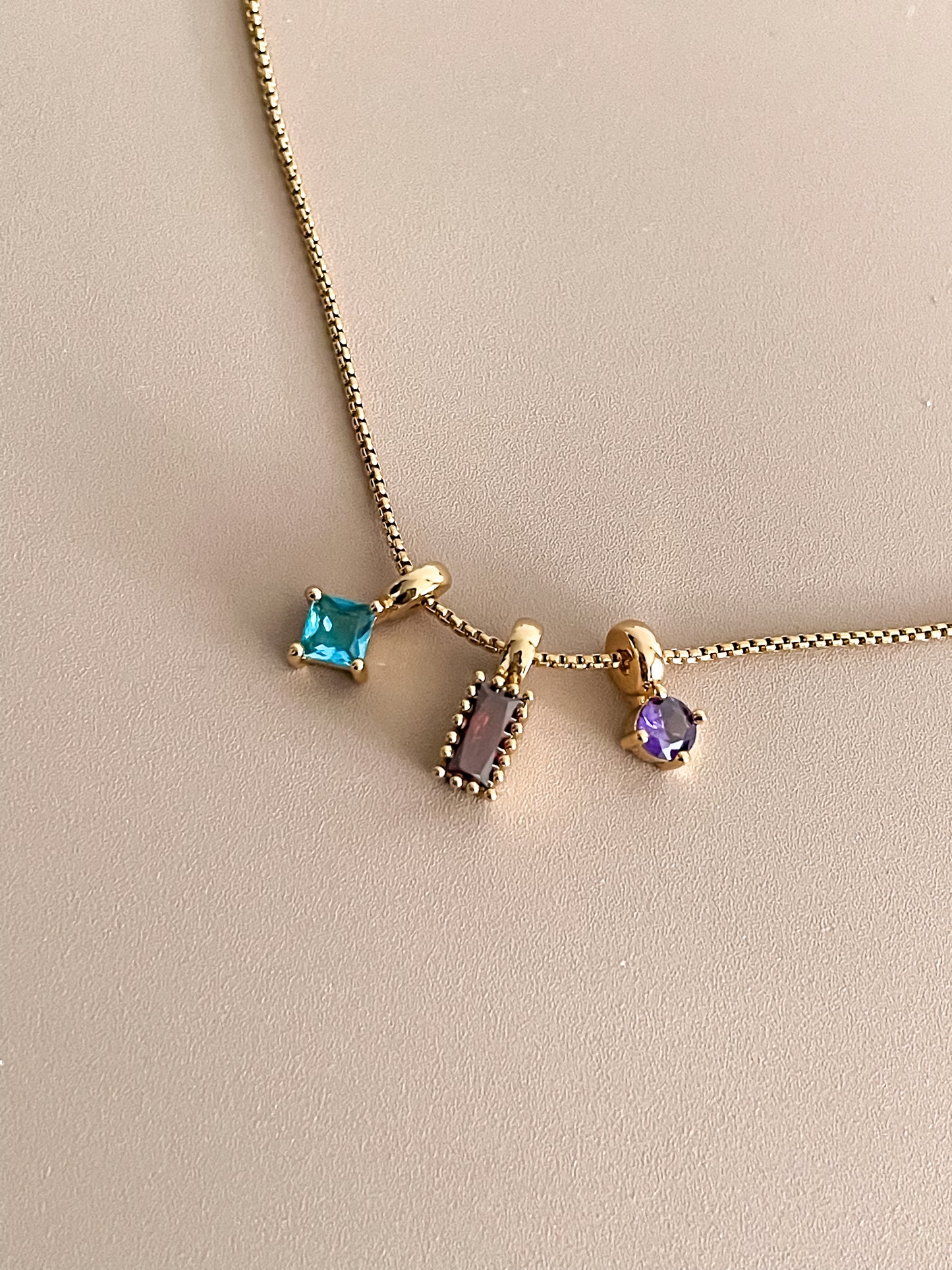 Rainbow Zircon Jewelry Set
