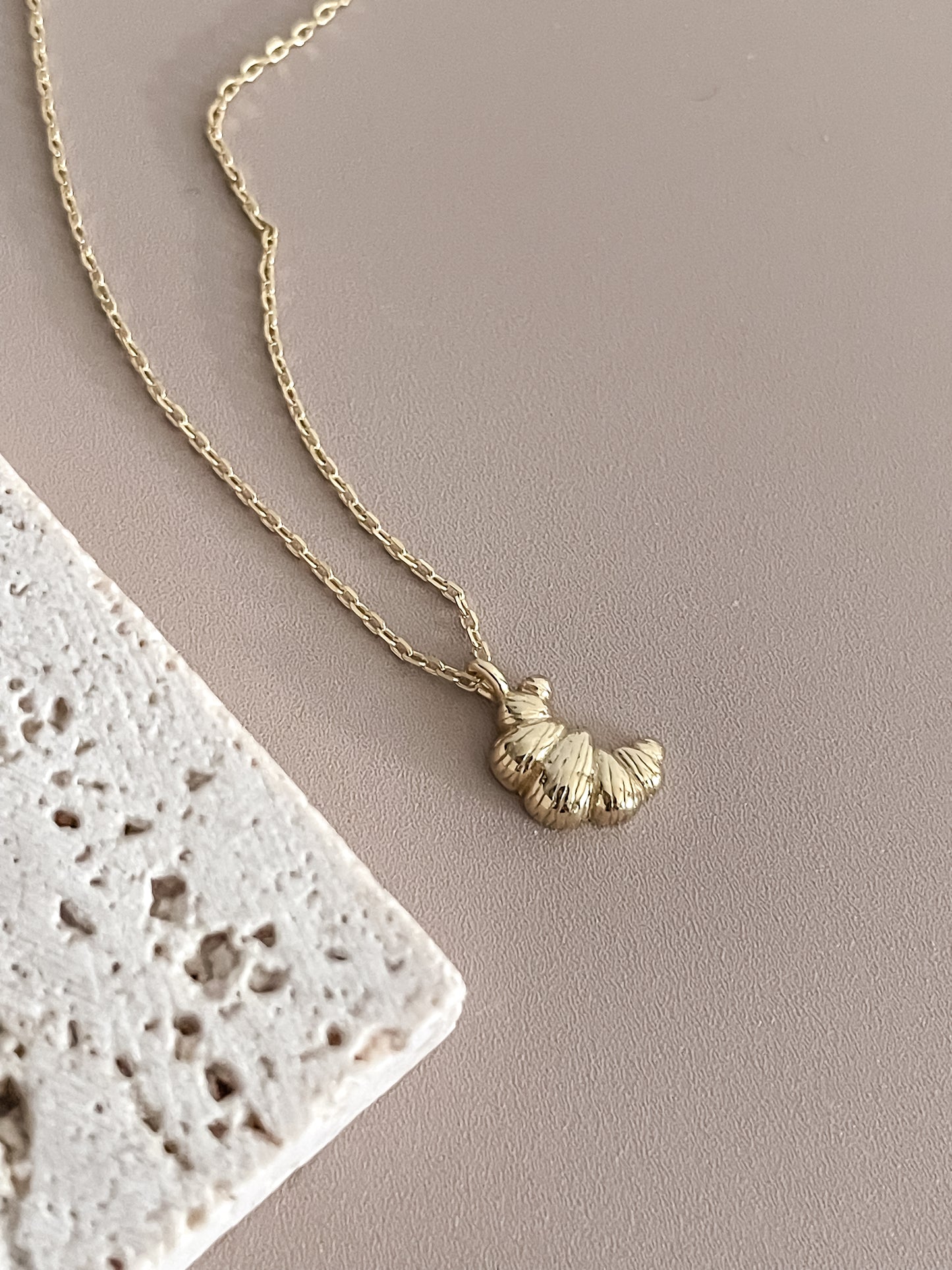 Croissant Pendant Necklace