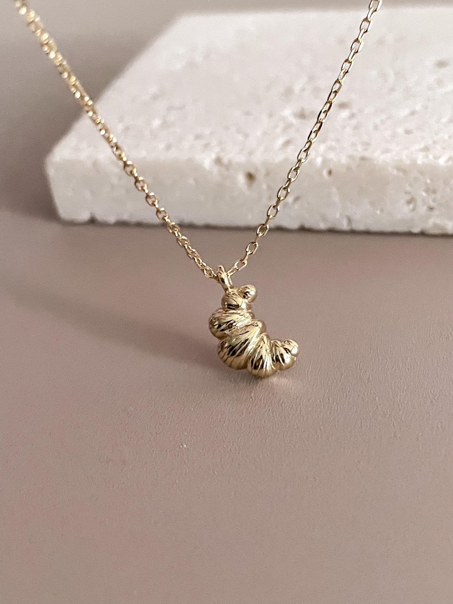 Croissant Pendant Necklace