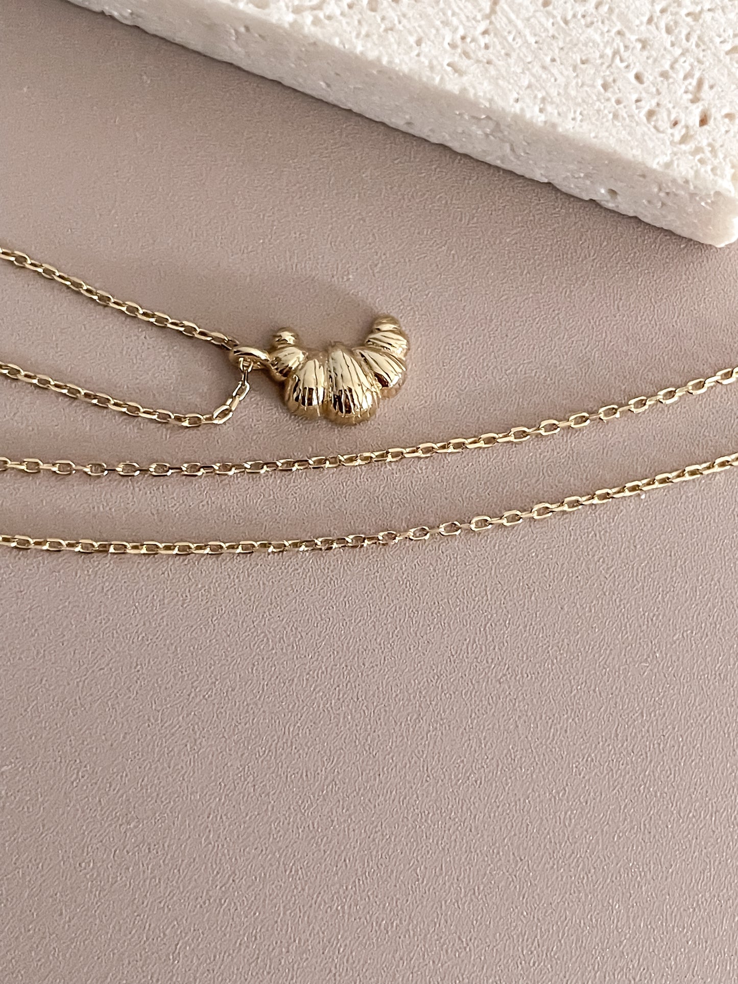 Croissant Pendant Necklace