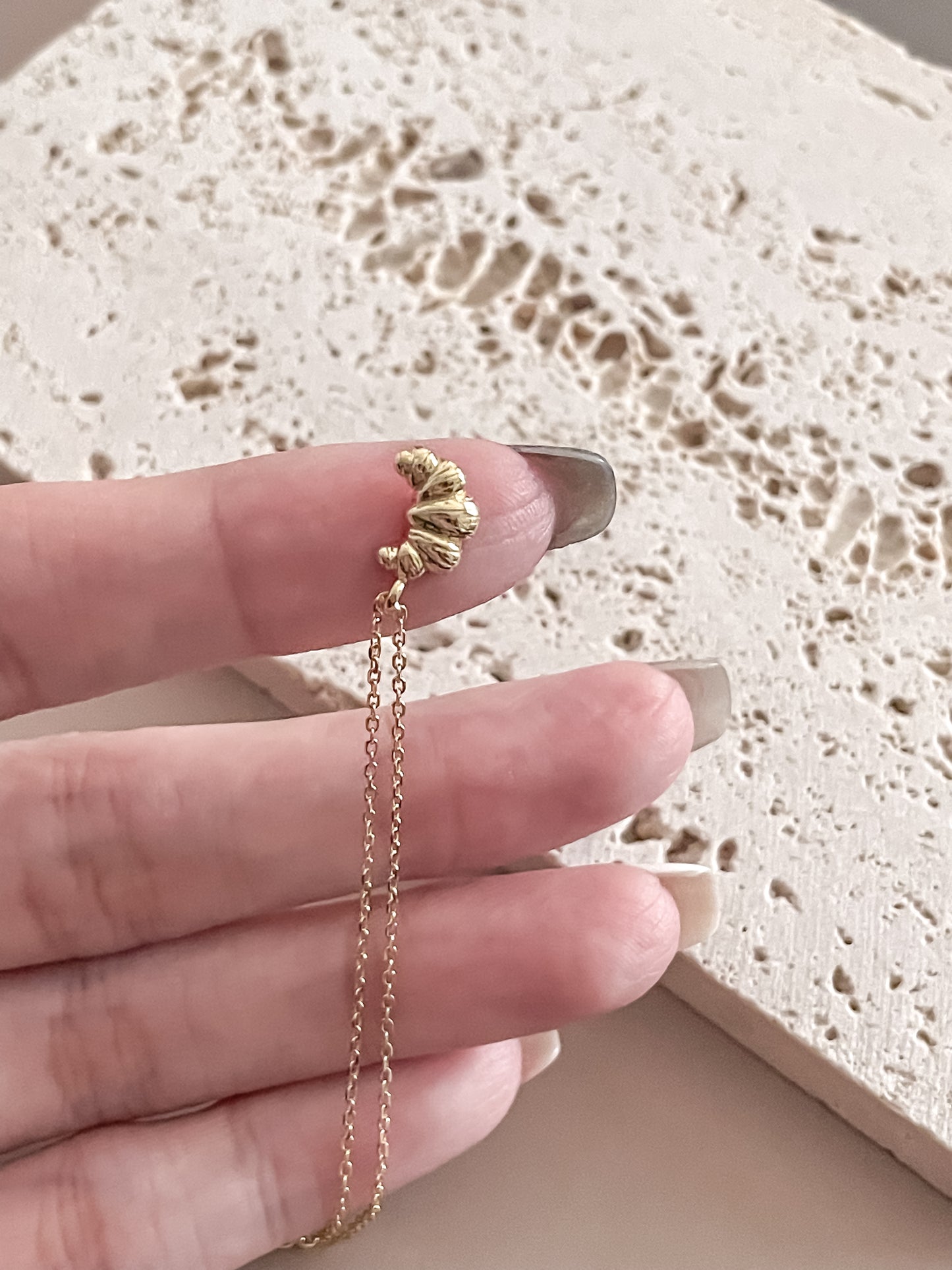 Croissant Pendant Necklace