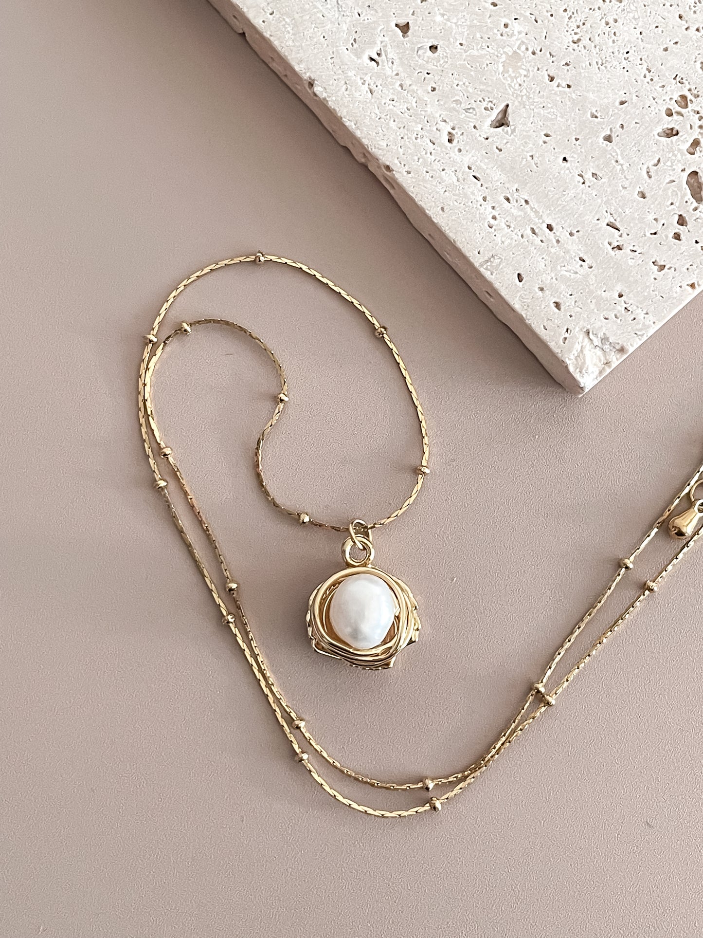 Pearl Nesting Necklace
