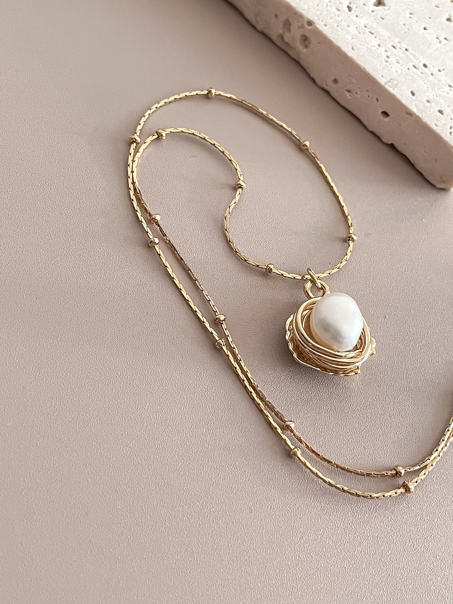 Pearl Nesting Necklace