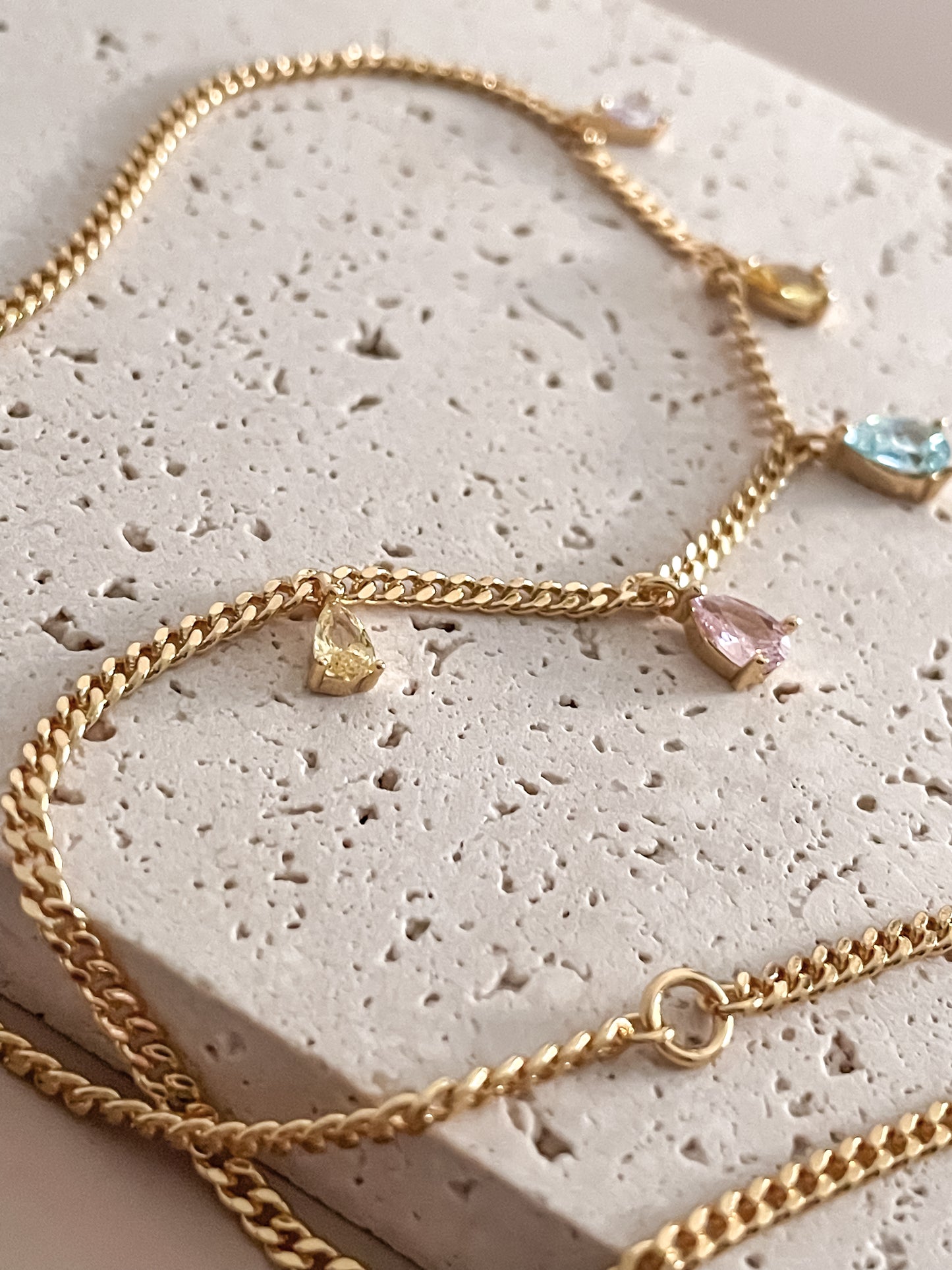 Colorful Zircon Necklace