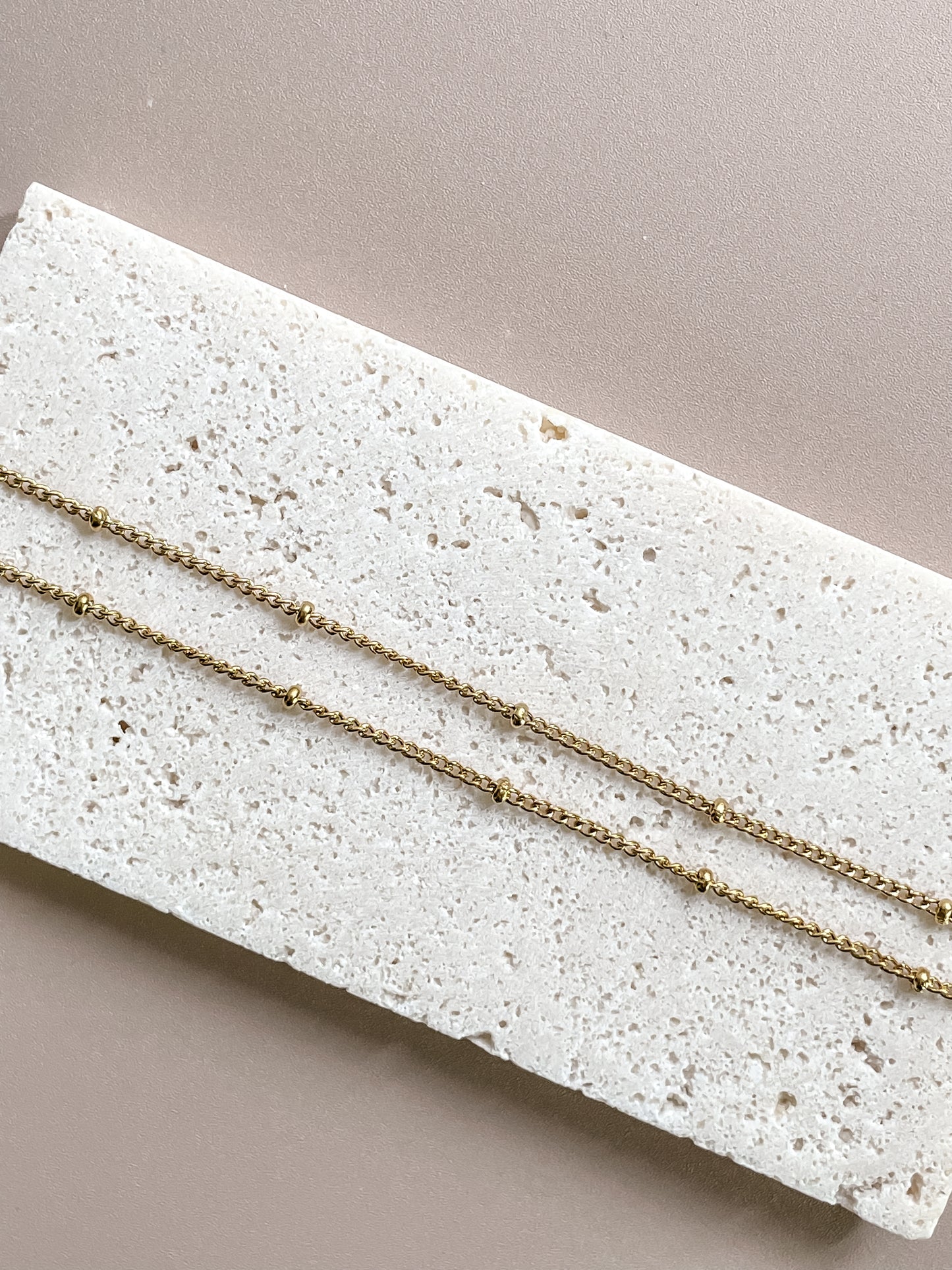 MOP Square Pendant Necklace