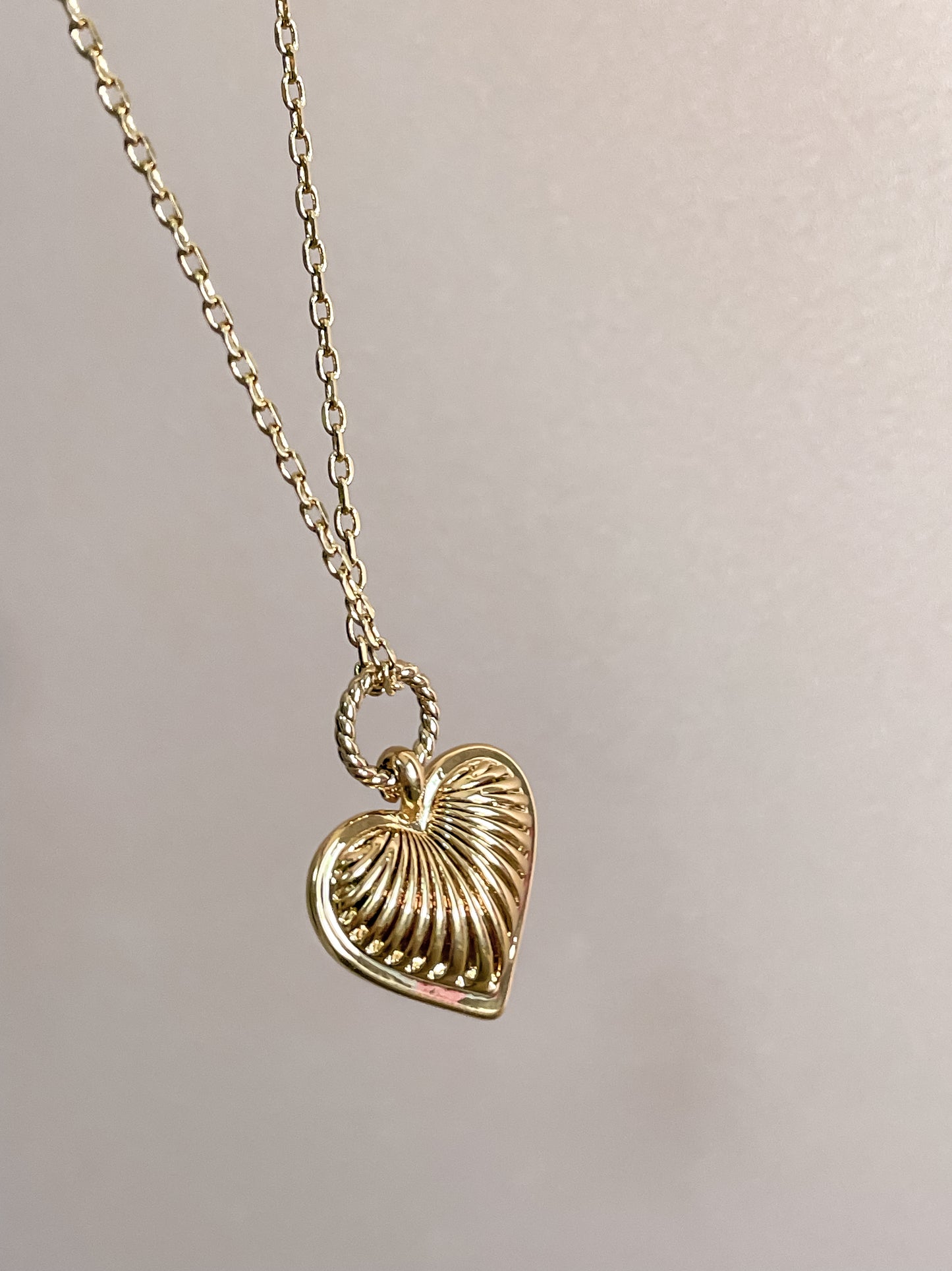 Ridge Heart Jewelry Set