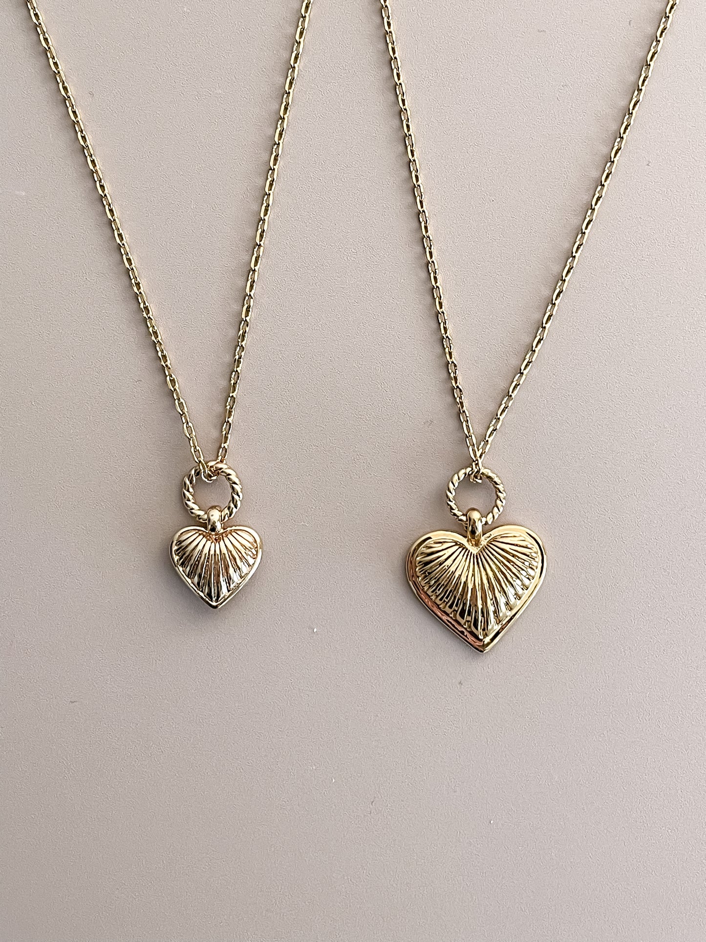 Ridge Heart Jewelry Set