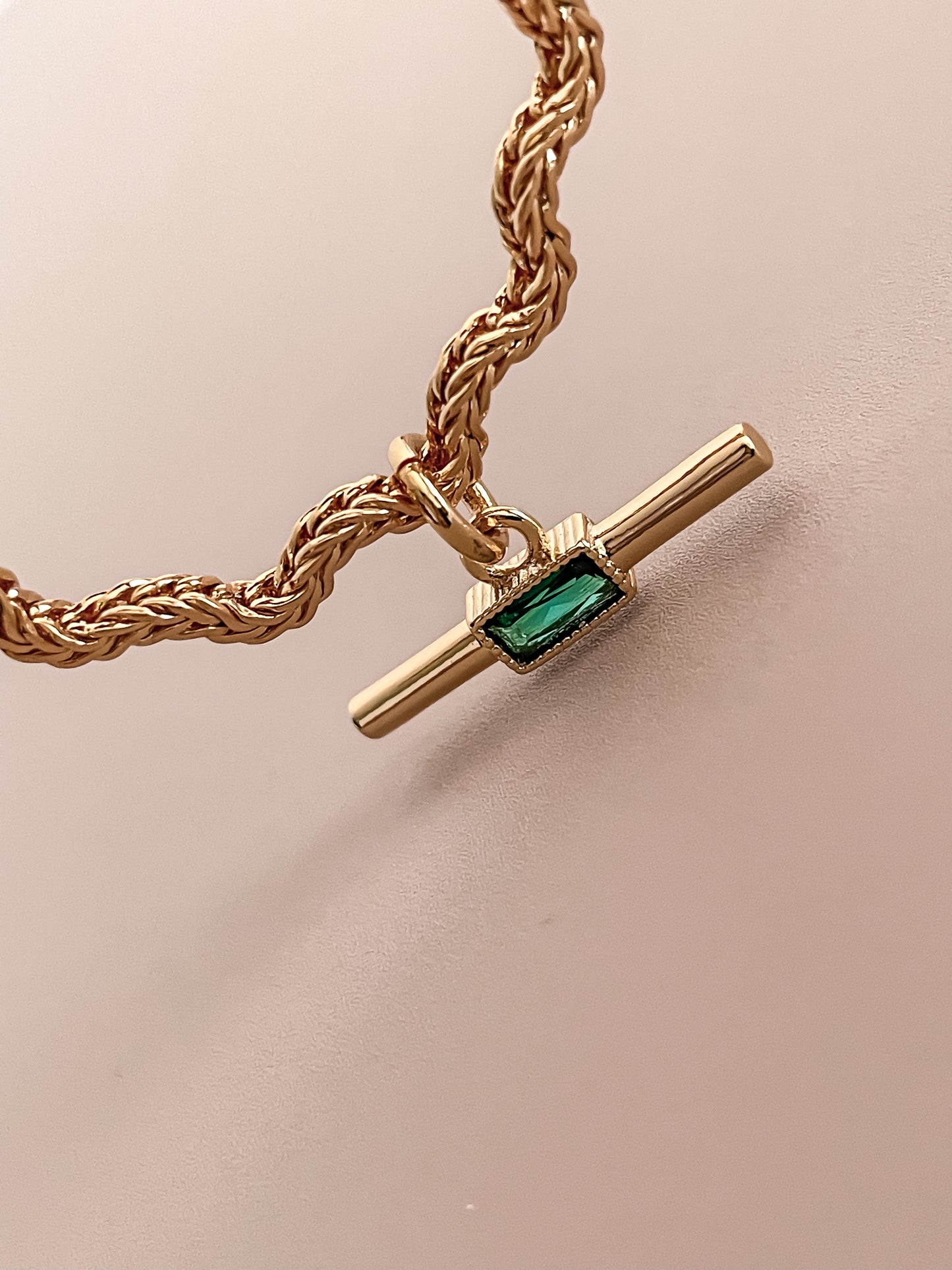 Zirconia Asymmetric Necklace