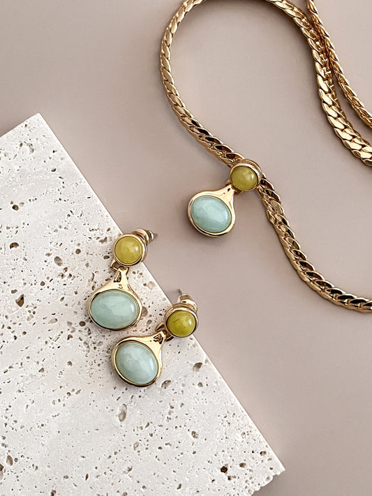Aventurine Jewelry Set
