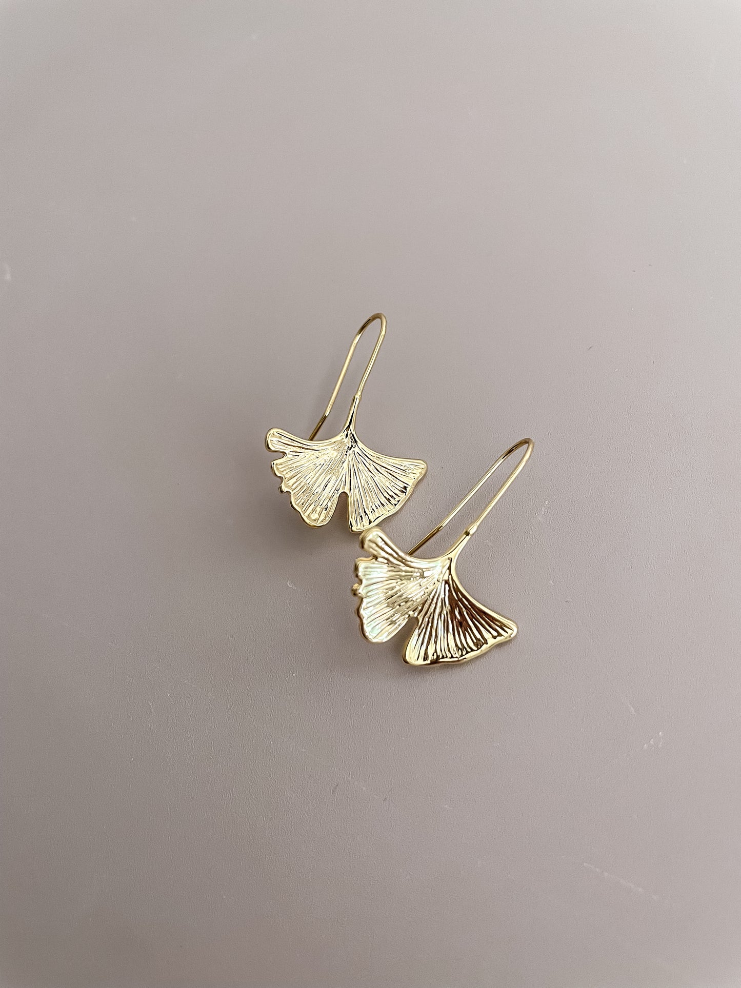Ginkgo Leaf Earrings