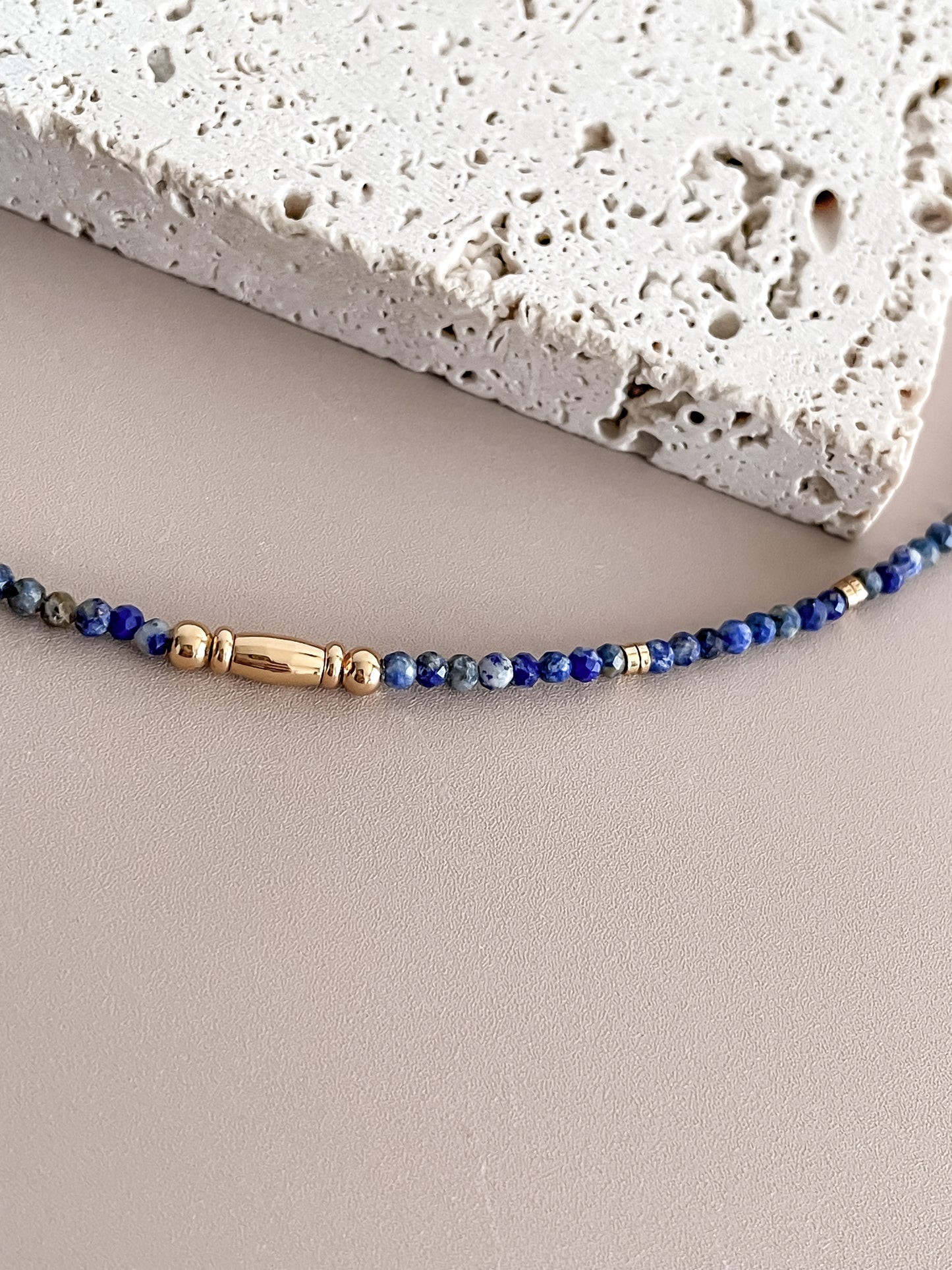 Lapis Lazuli Beaded Necklace