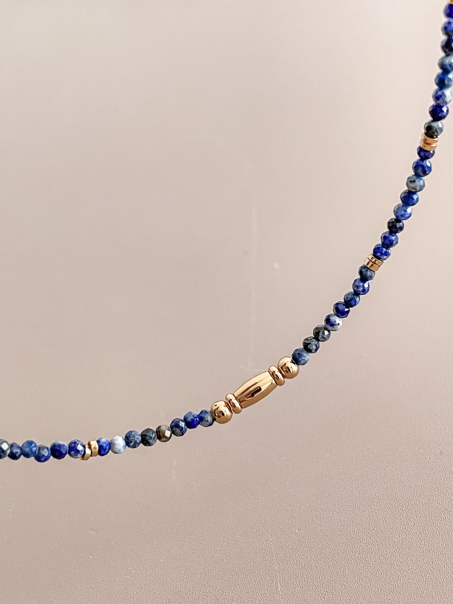 Lapis Lazuli Beaded Necklace