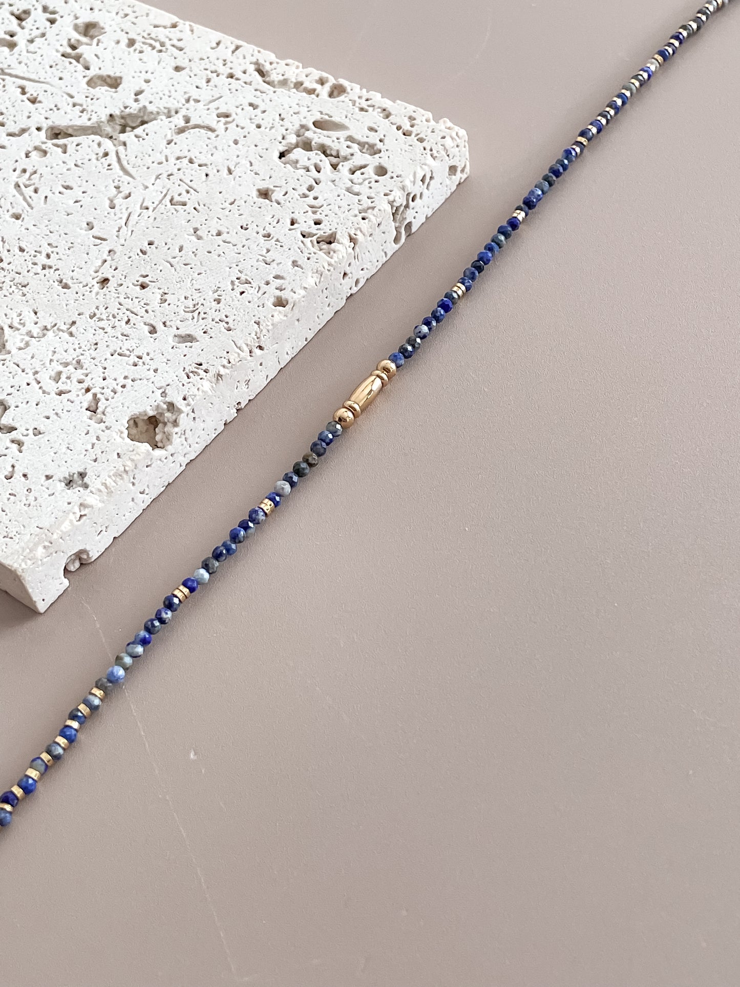 Lapis Lazuli Beaded Necklace