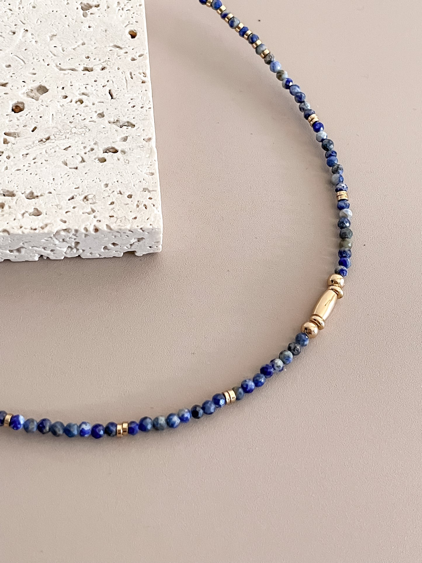 Lapis Lazuli Beaded Necklace