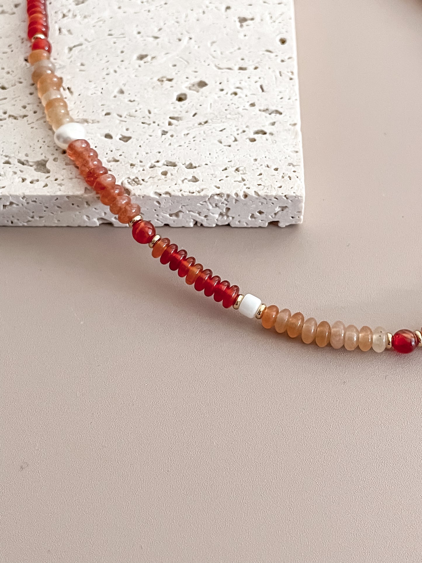 Red Agate Necklace