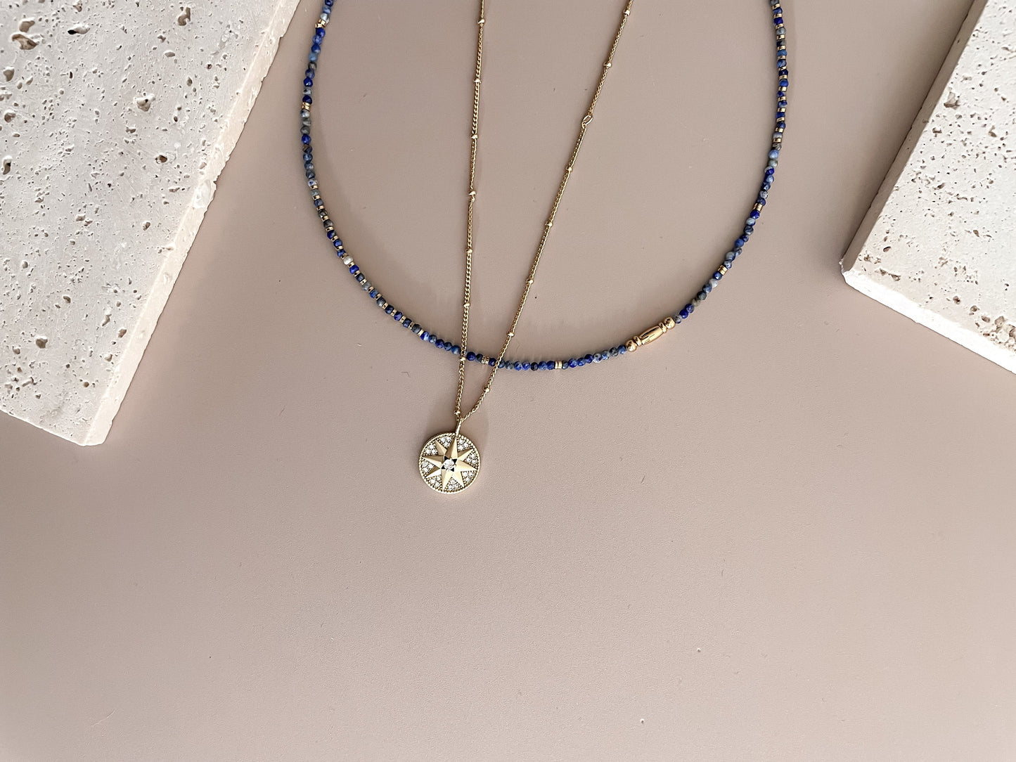 Lapis Lazuli Beaded Necklace