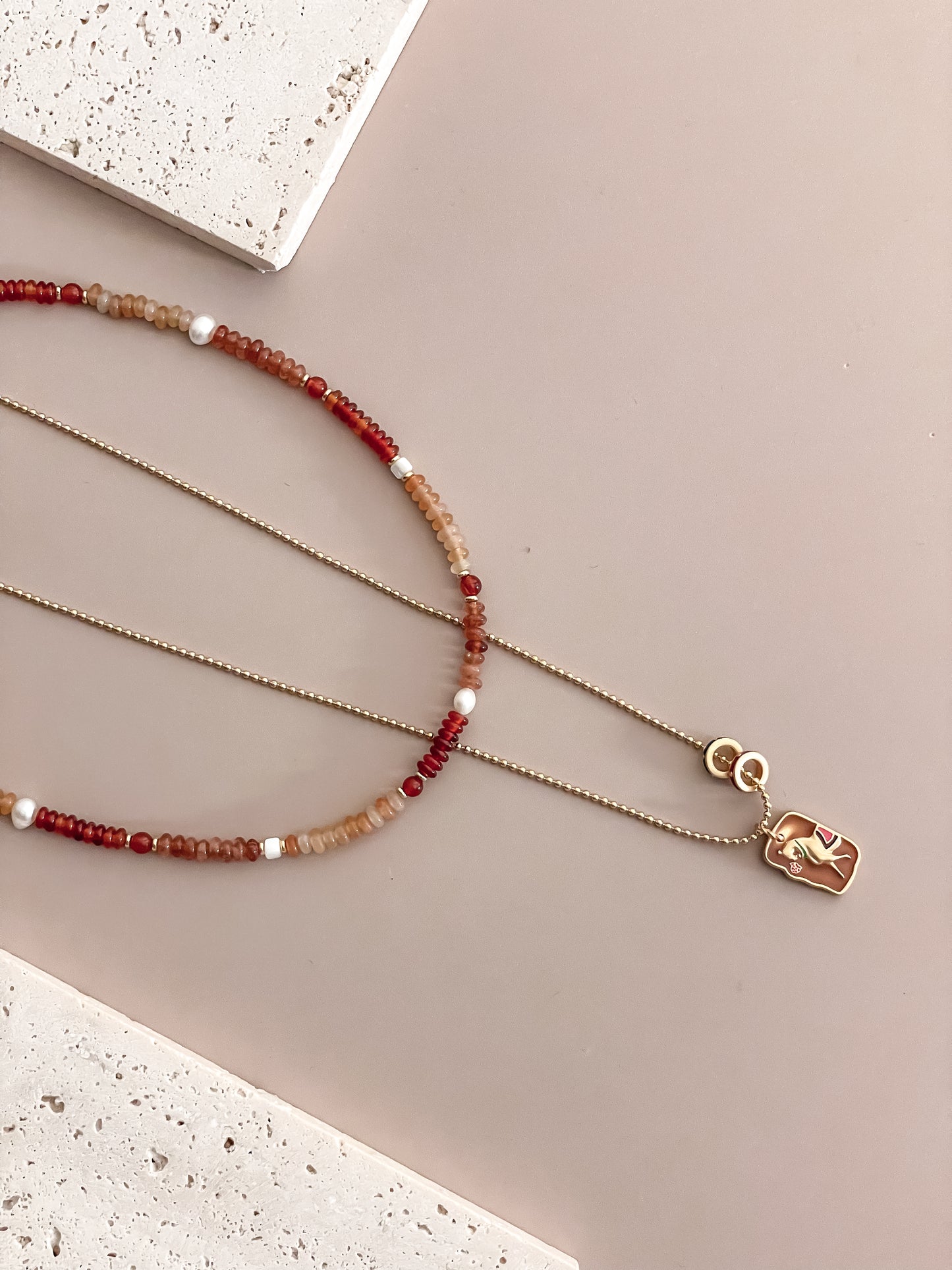 Red Agate Necklace