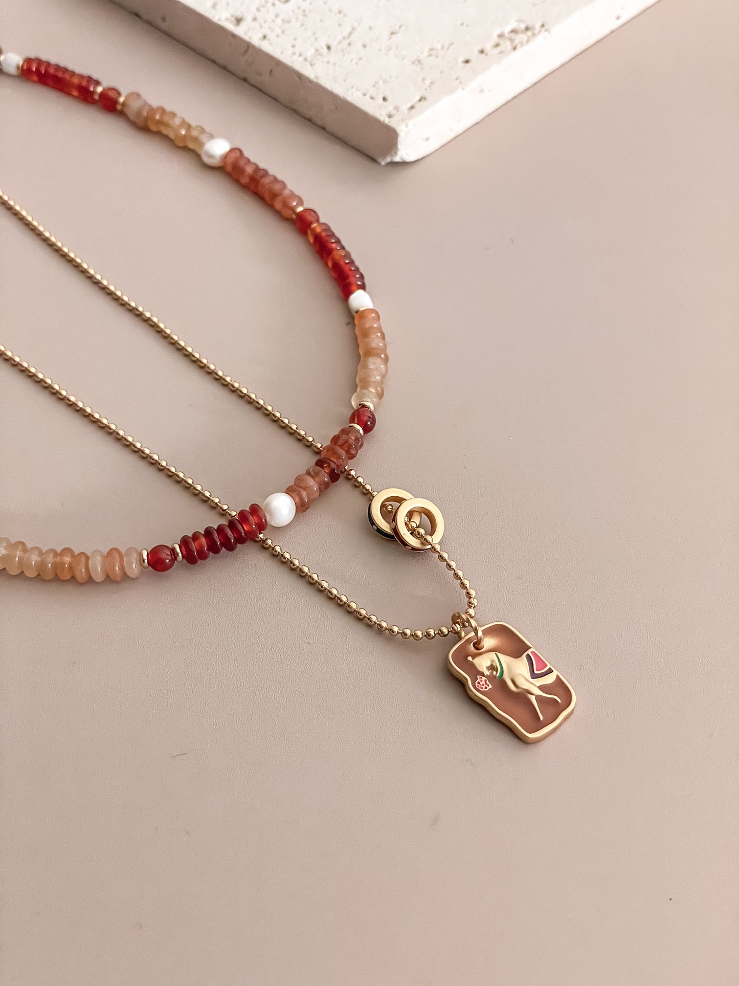 Red Agate Necklace