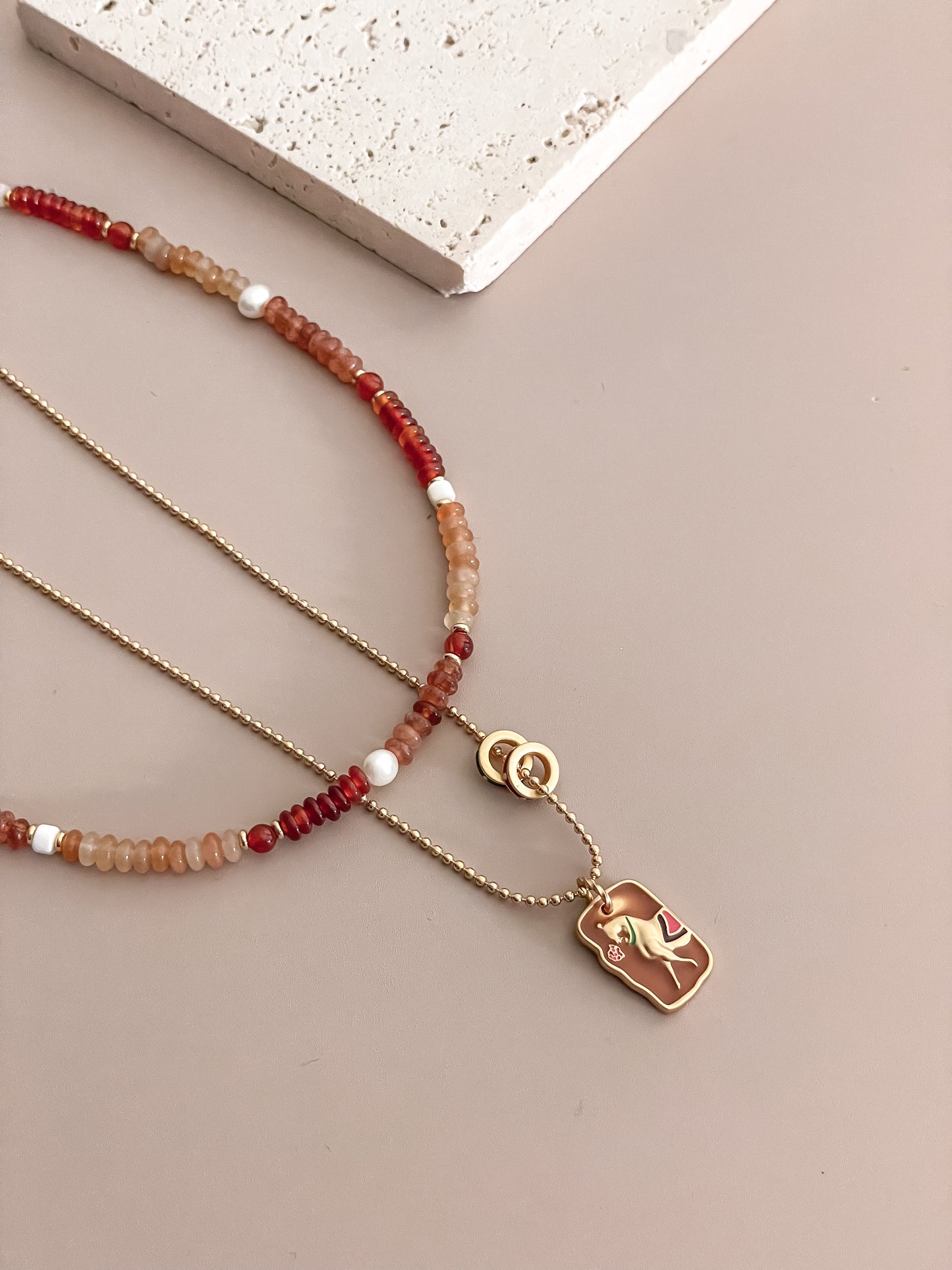 Red Agate Necklace