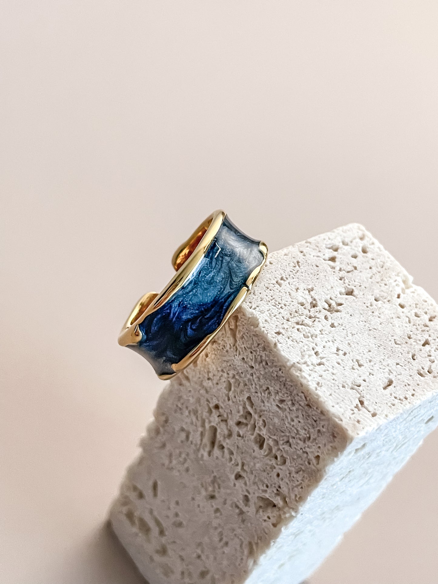 Irregular Enamel Ring