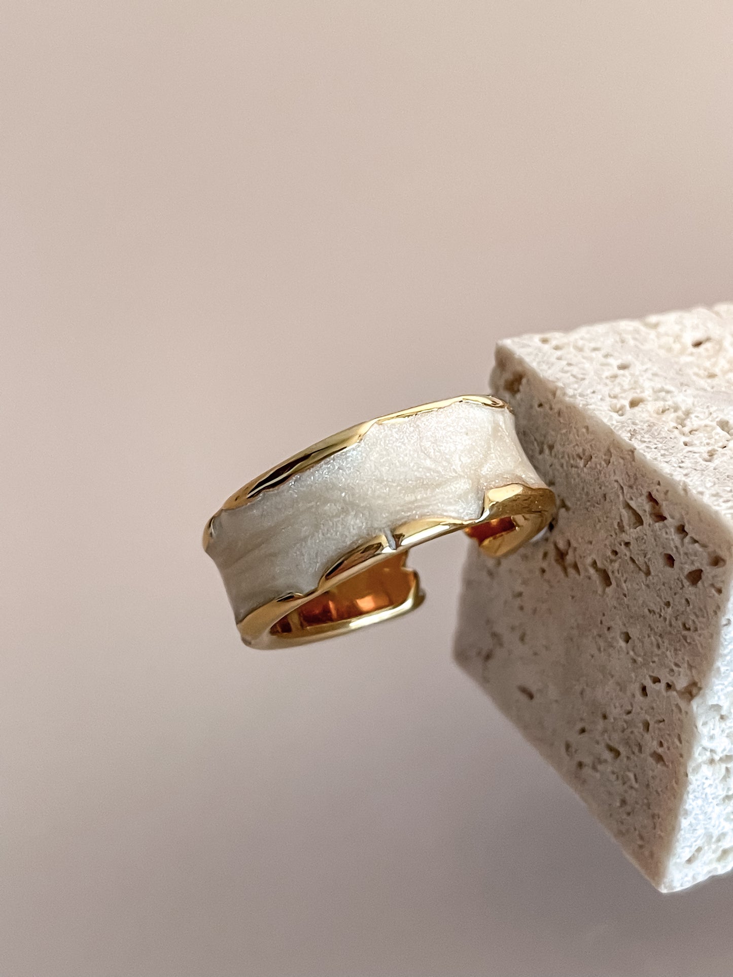 Irregular Enamel Ring