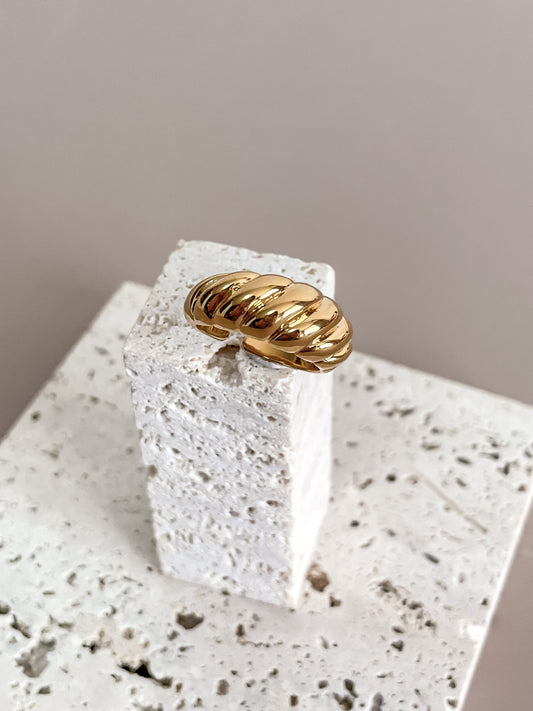 Croissant Inspired Ring